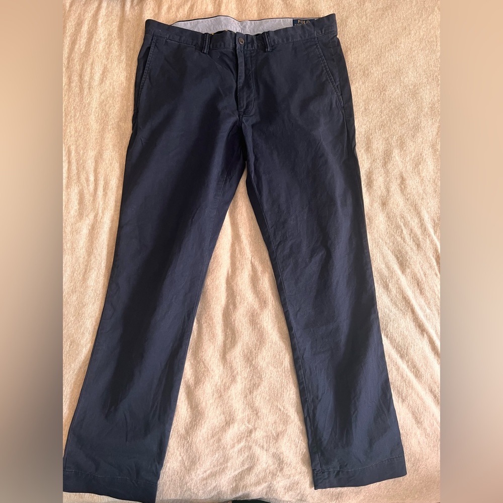 Ralph Lauren Slim Stretch Navy Chinos